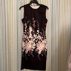 Womens sleeveless cherry blossom dress